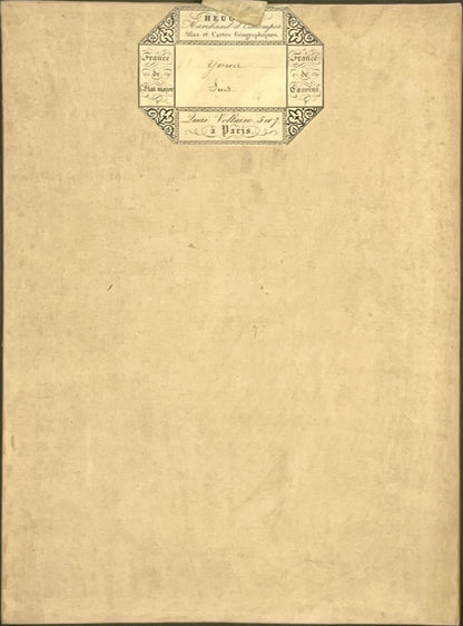Carte geographique entoilee Sens