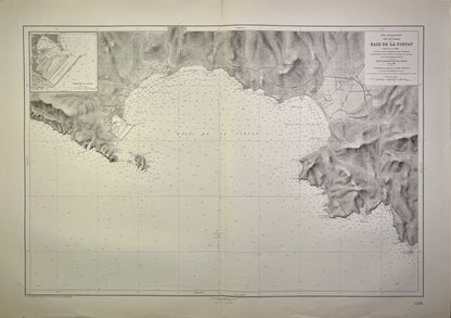 Carte marine ancienne Baie la Ciotat