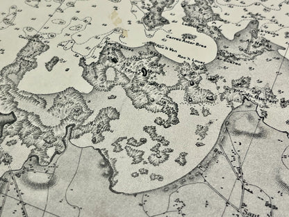 Carte marine ancienne Ile Batz Roscoff