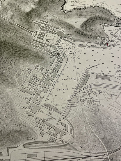 Carte marine ancienne Port-Vendres