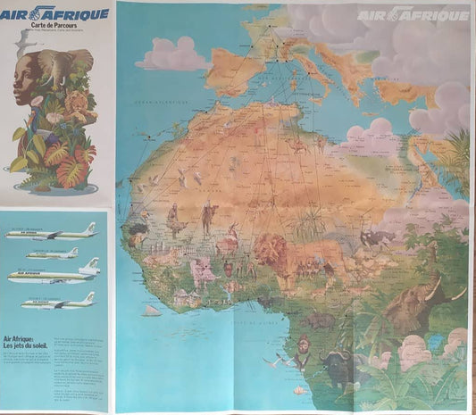 Carte picturale air afrique
