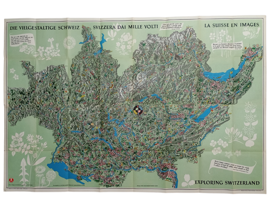 Carte picturale de la Suisse