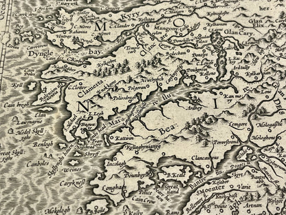 Carte vintage Irlande par Mercator