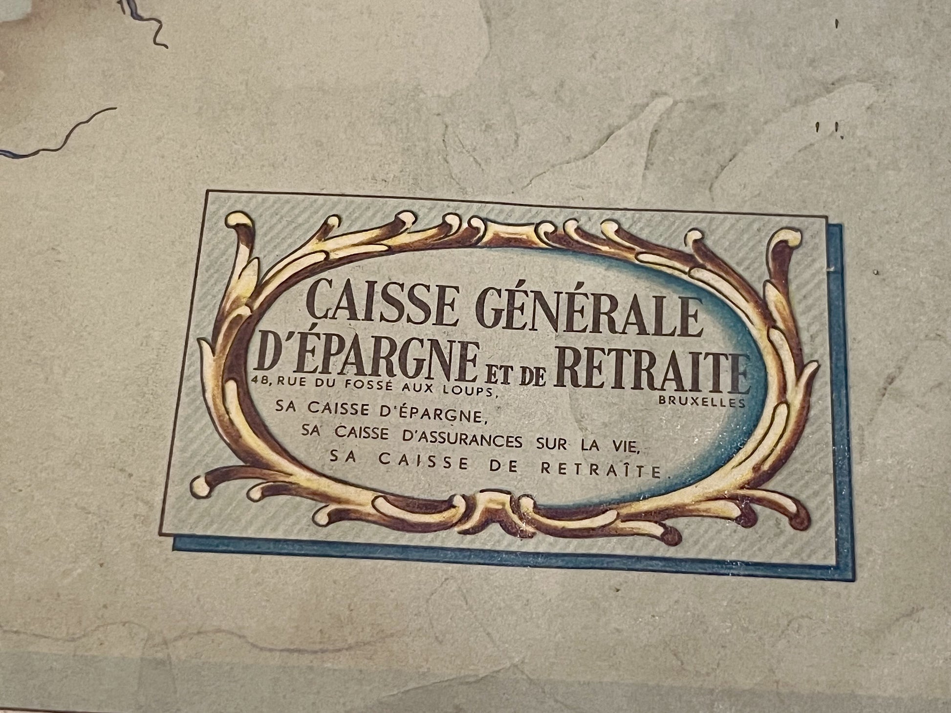 Carte vintage illustree Namur
