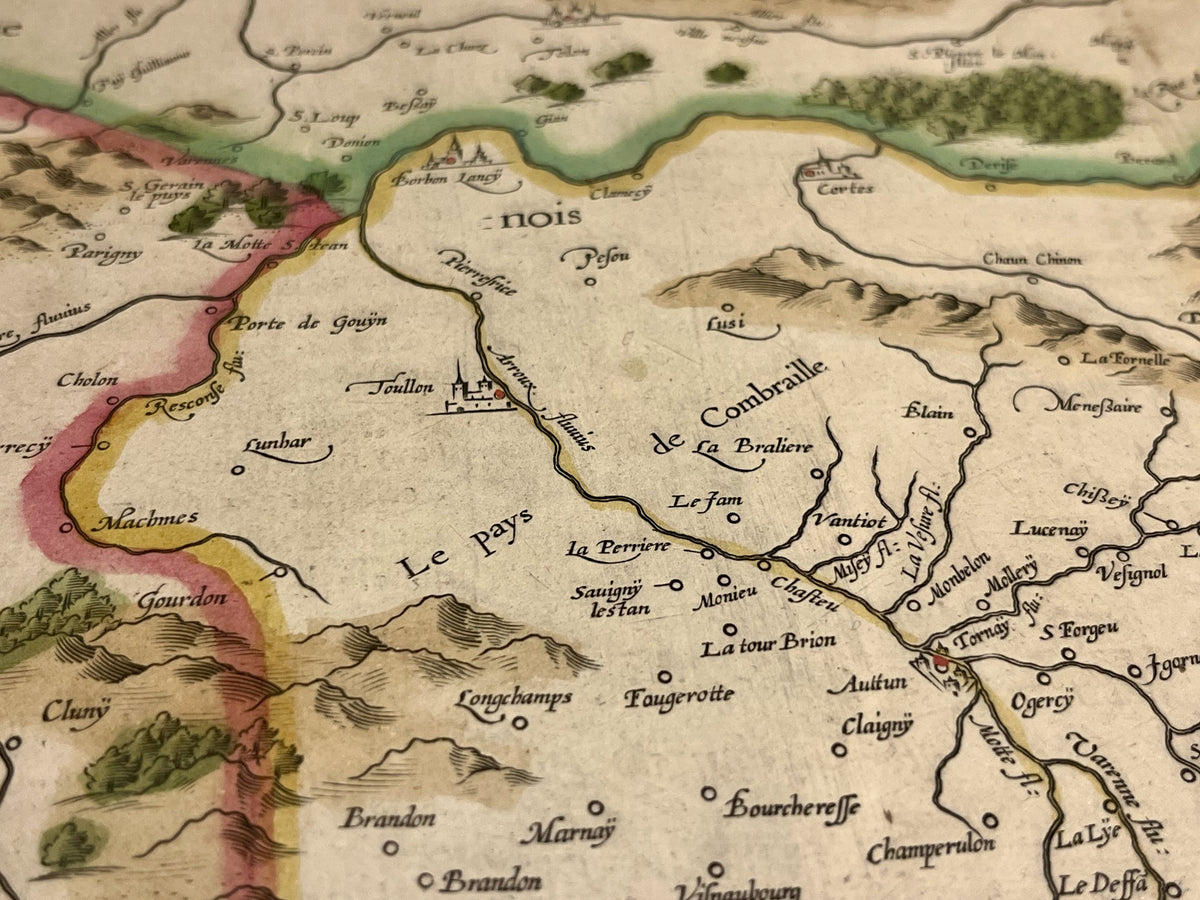 Cartographie ancienne Bourgogne