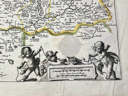 Cartouche illustré angelots