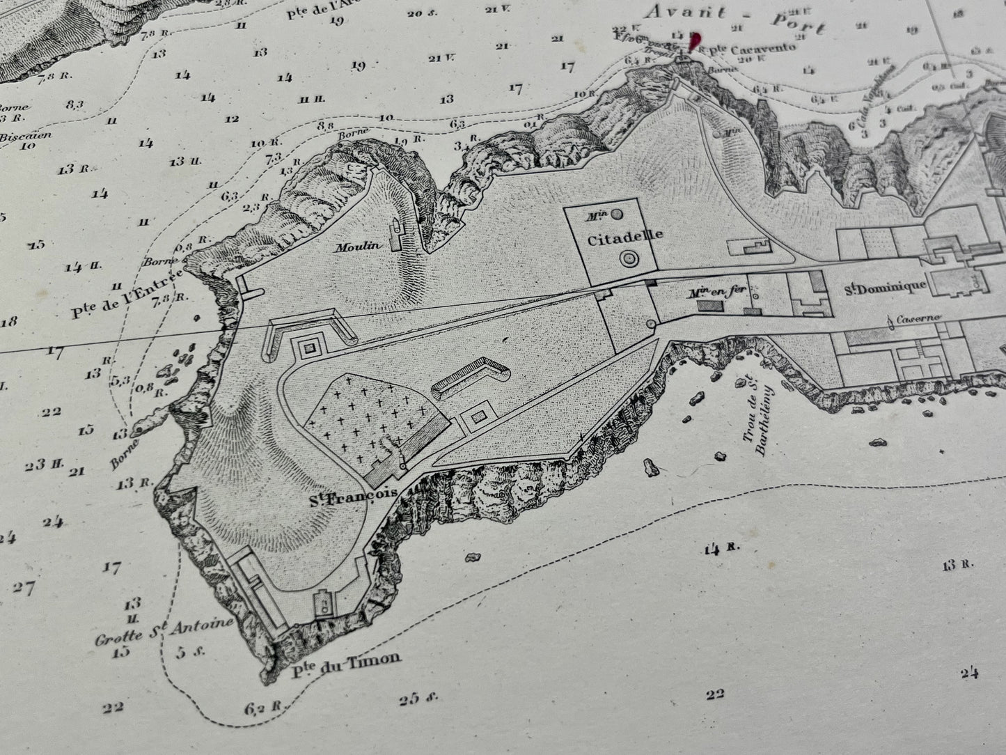 Citadelle de Bonifacio carte