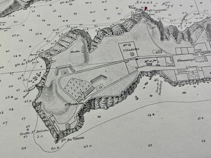 Citadelle de Bonifacio carte
