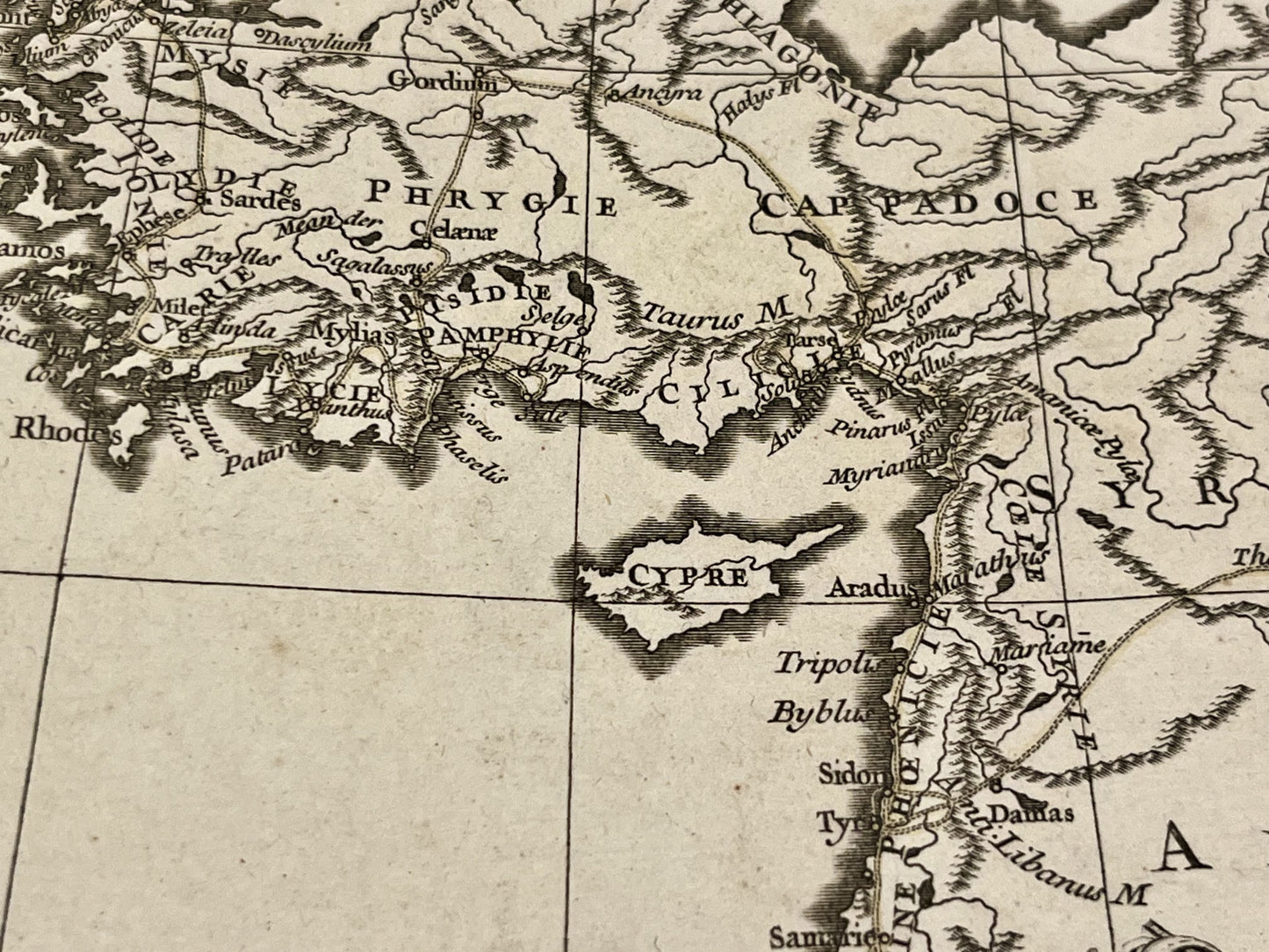 Expedition Alexandre le Grand carte ancienne