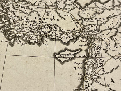 Expedition Alexandre le Grand carte ancienne