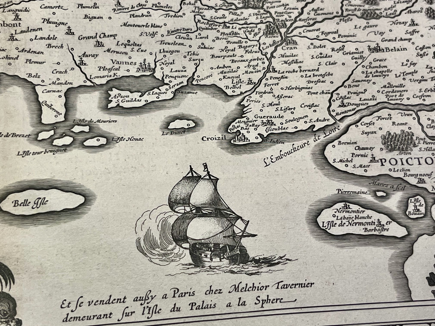 Gravure ancienne Bretagne