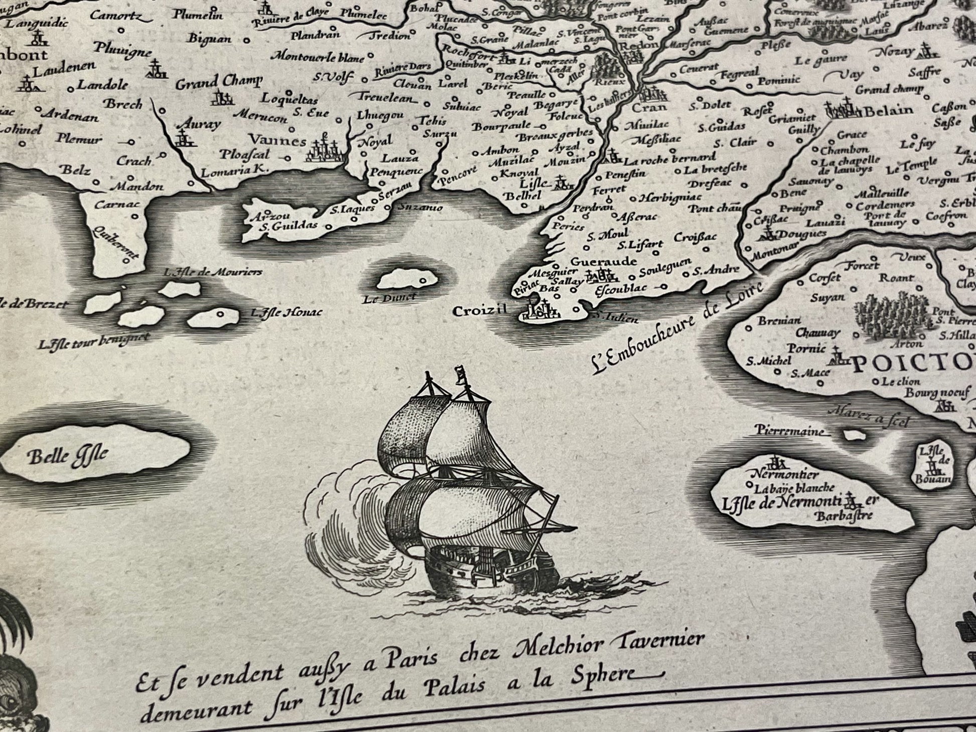 Gravure ancienne Bretagne