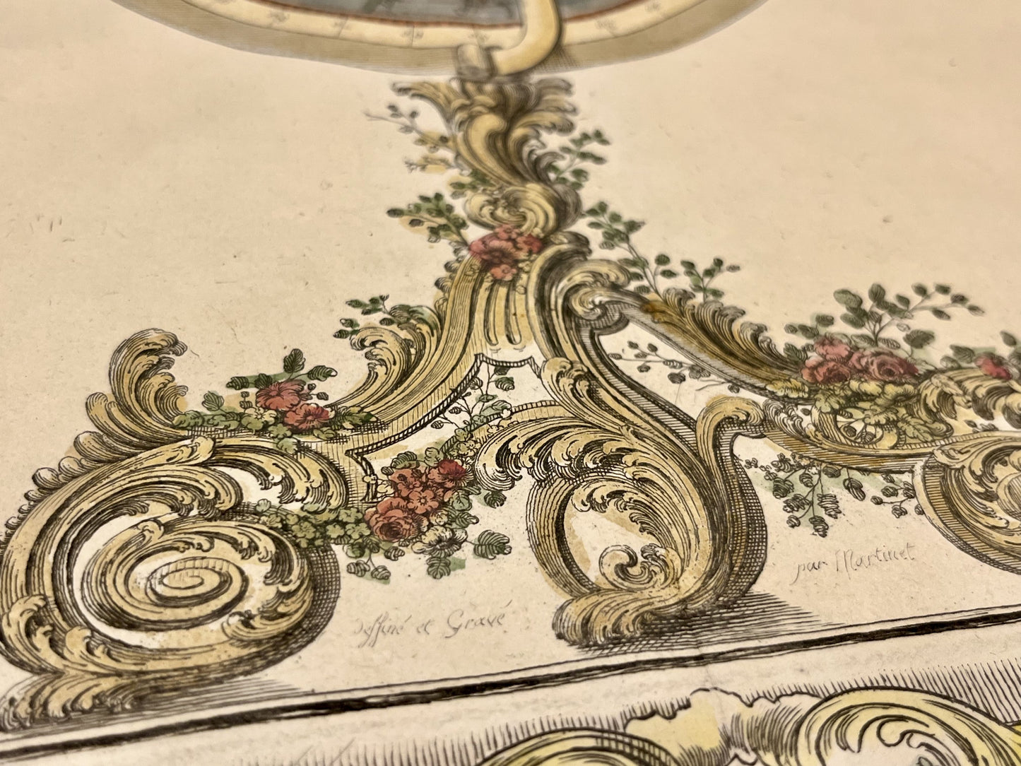 Gravure ancienne par Martinet