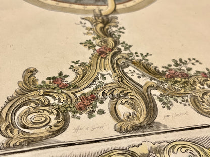 Gravure ancienne par Martinet