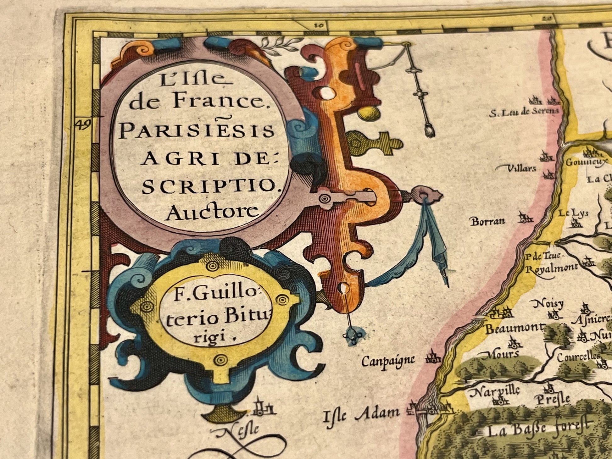 L Isle de France Parisiesis Agri descriptio auctore