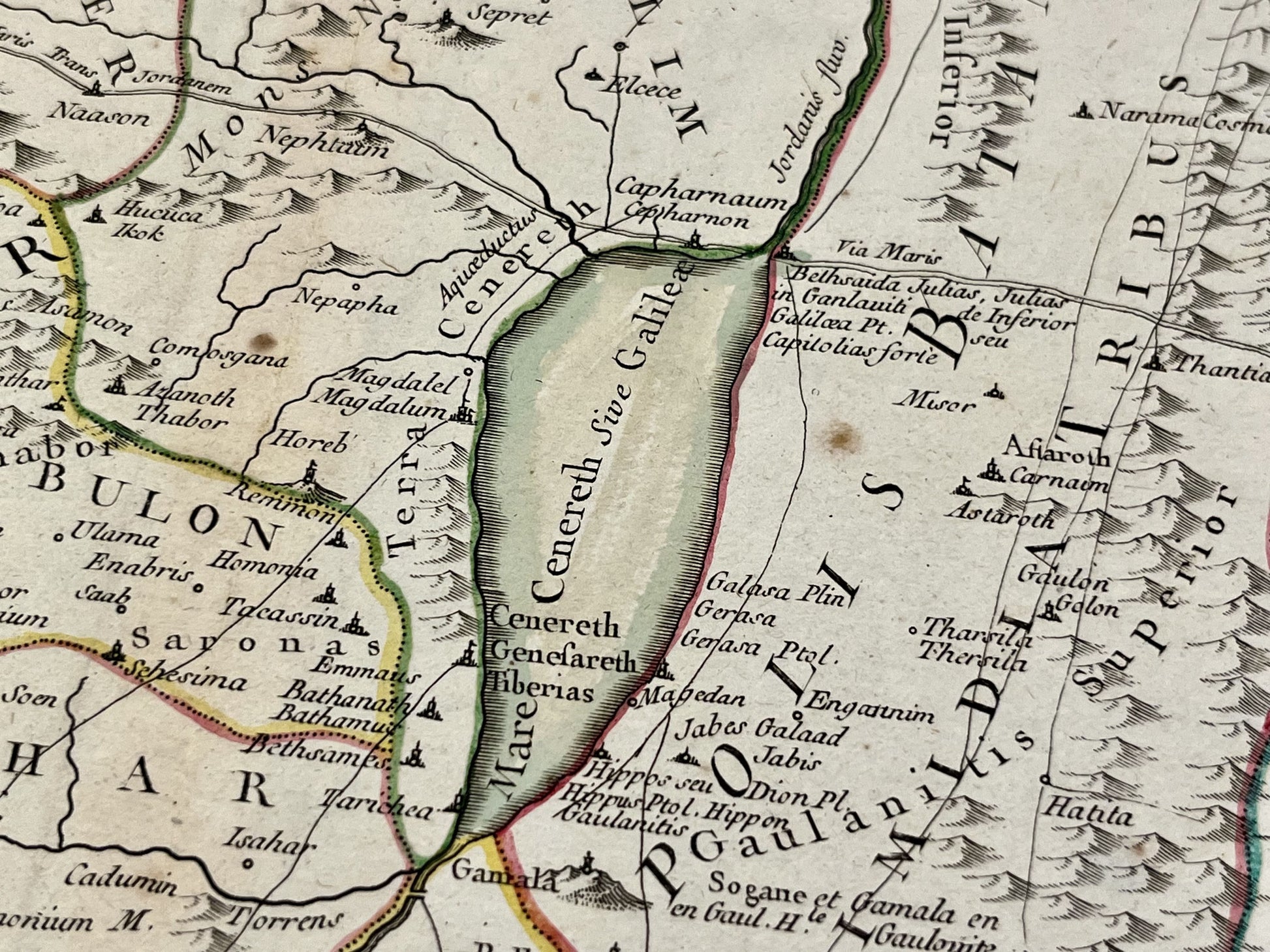 Lac de Tiberiade Galilee