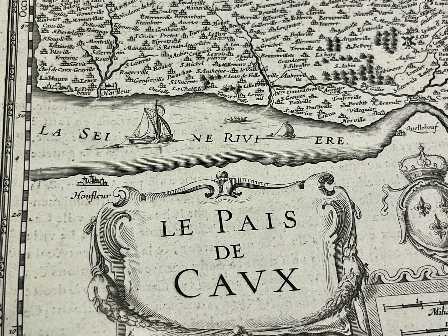 Le Havre carte pays de Caux