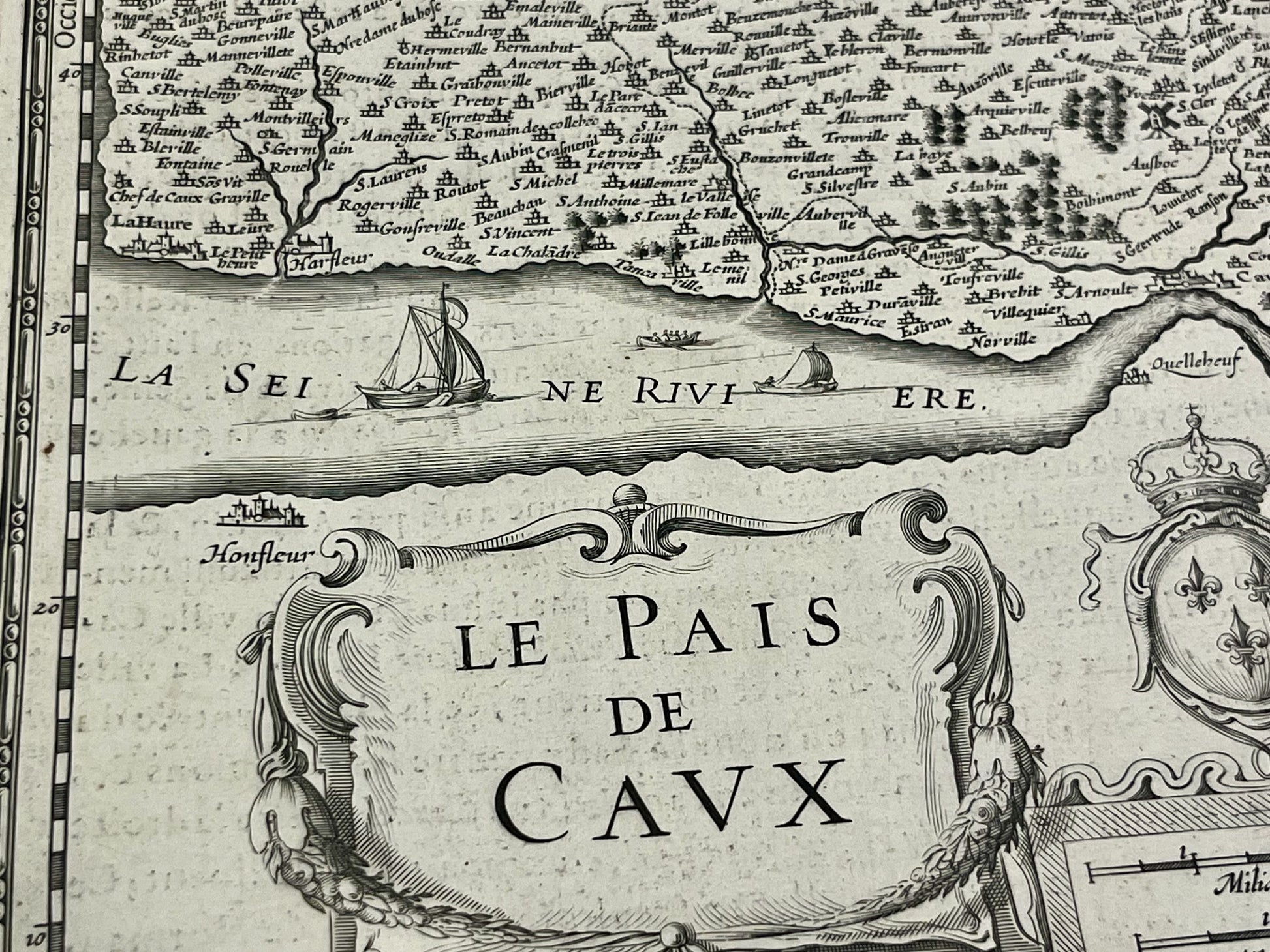 Le Havre carte pays de Caux
