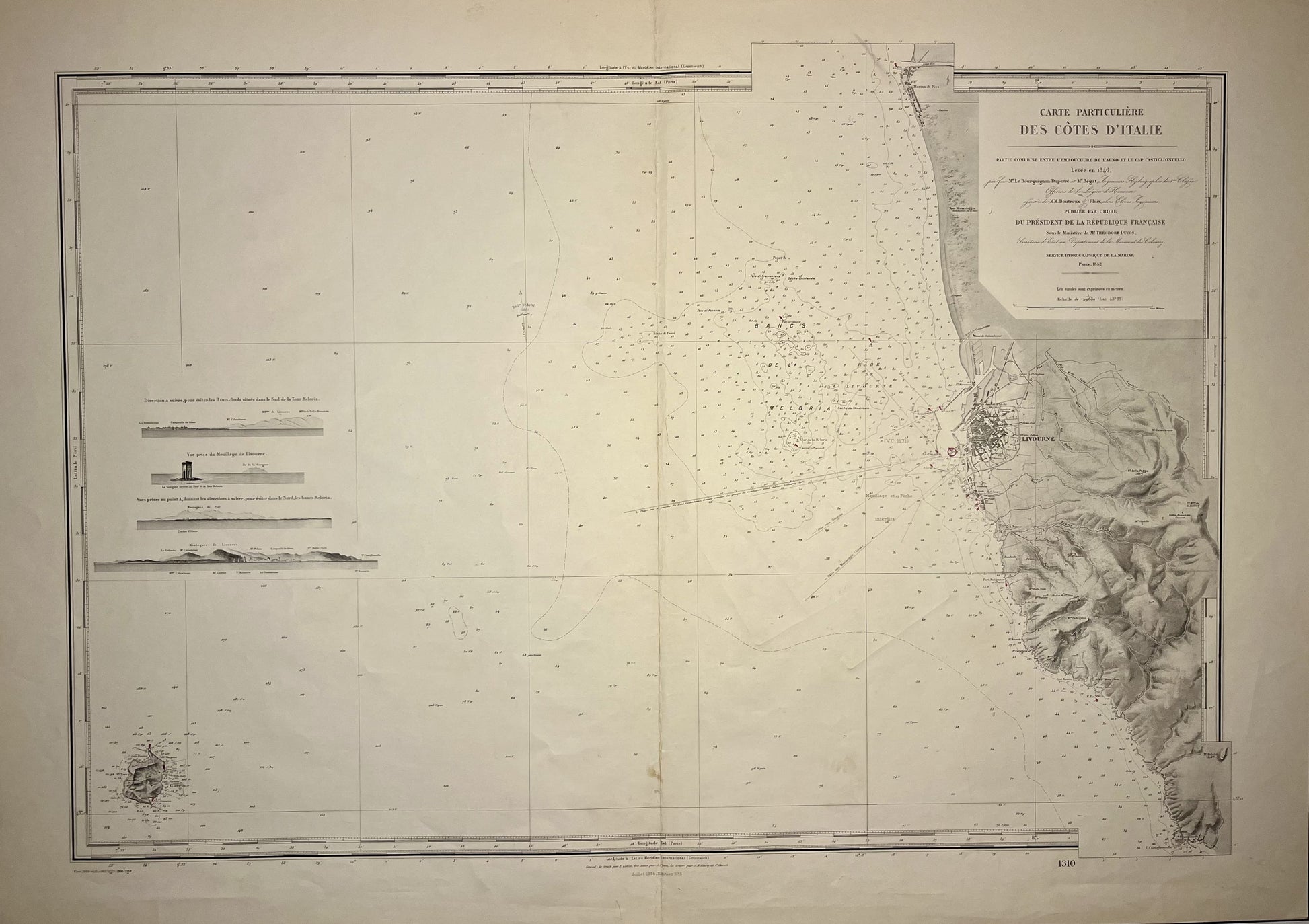 Livorno mappa antica