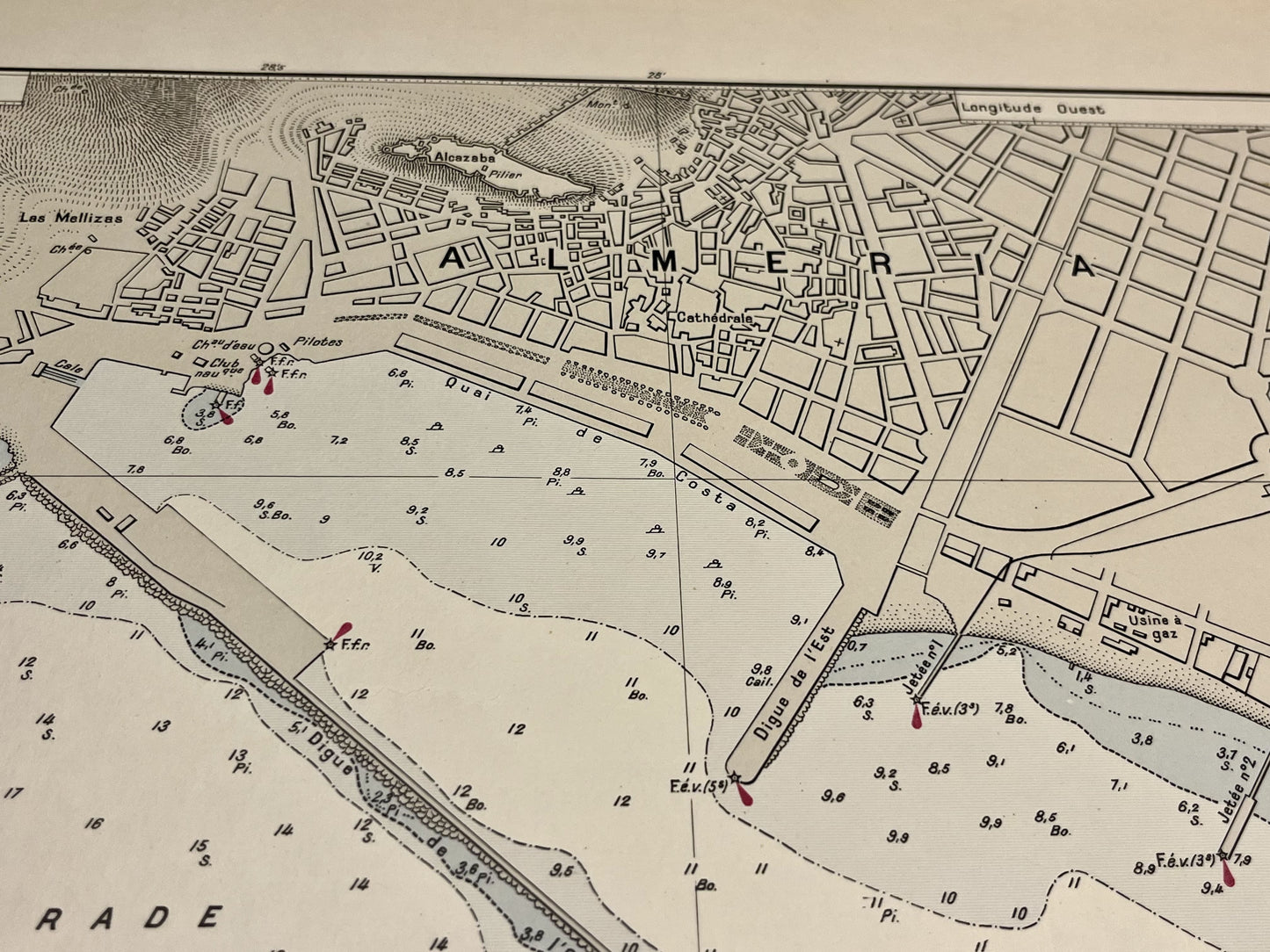 Mapa antiguo Almeria