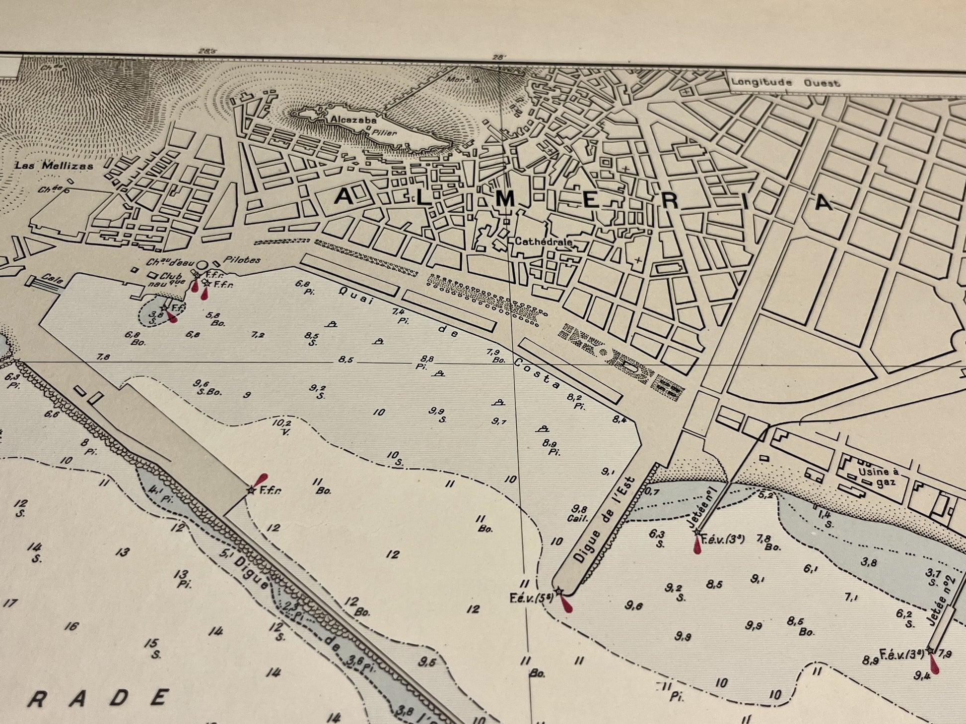 Mapa antiguo Almeria