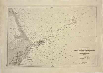 Mapo antigua Cabo de Palos y Hormigas