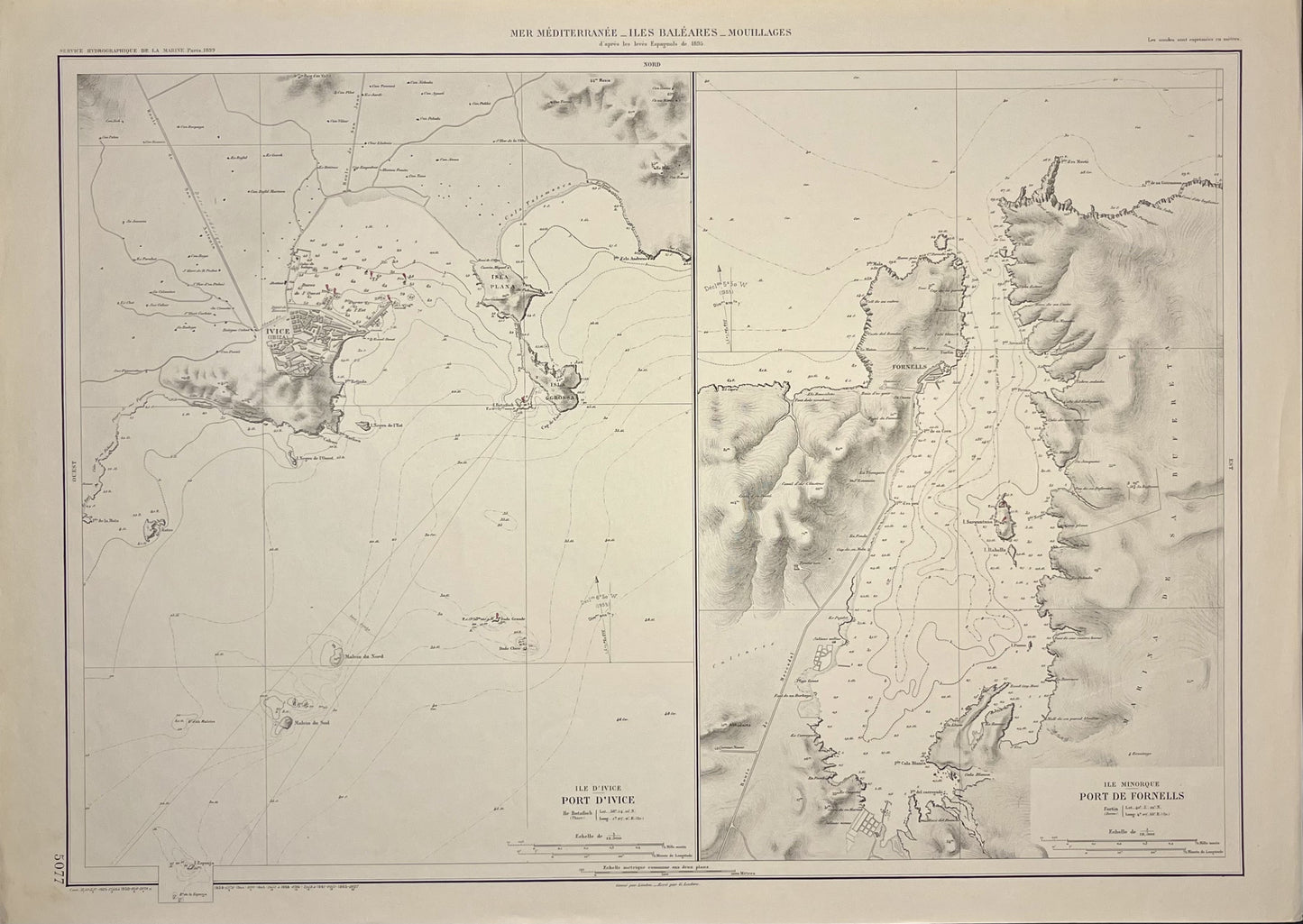 Mapo antigua Ibiza Fornells