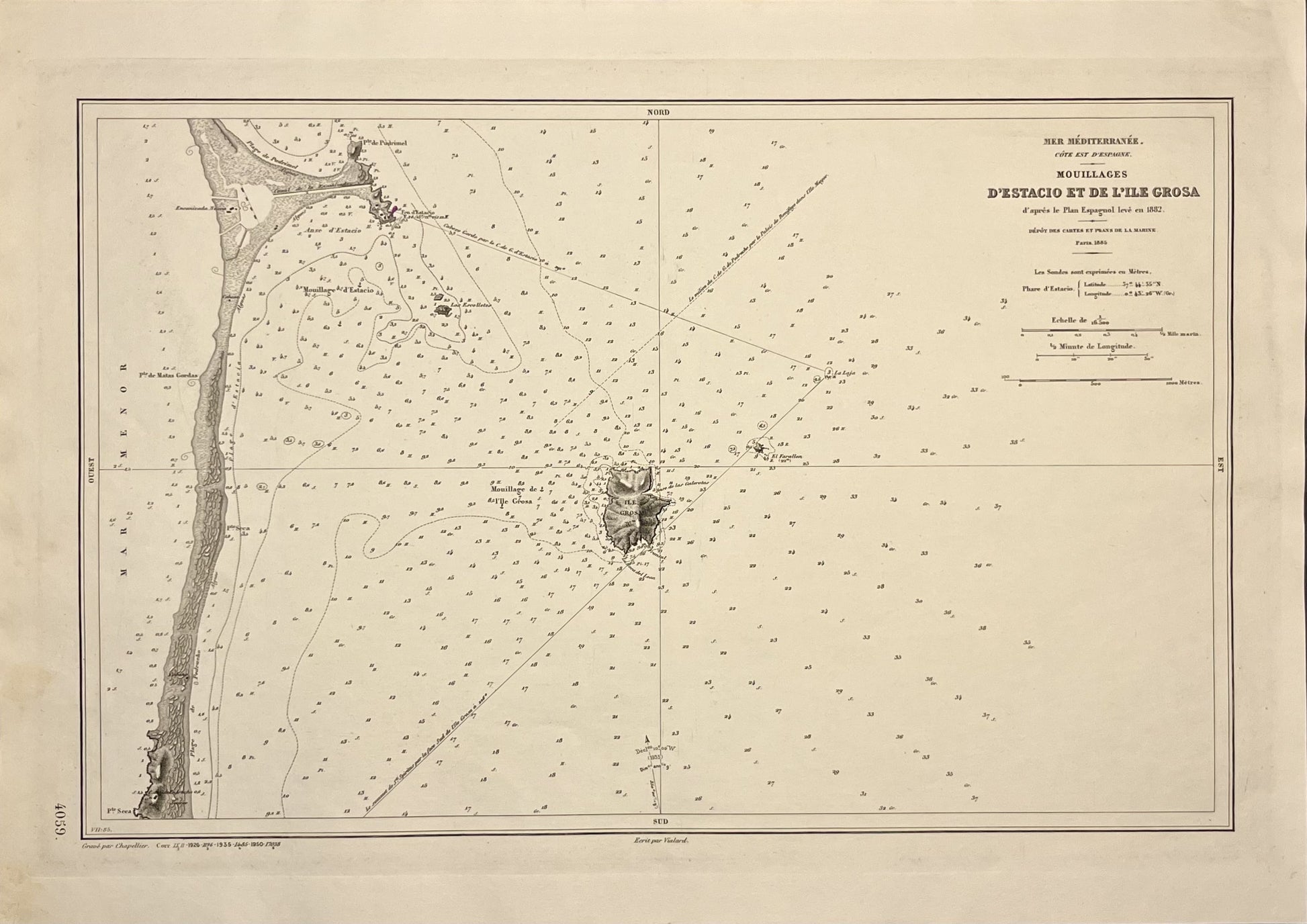 Mapo antigua Isla Grosa