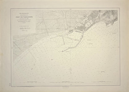 Mapo antigua Puerto Tarragone