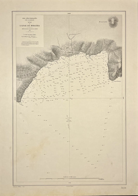 Mapo antigua Punta de Moraira