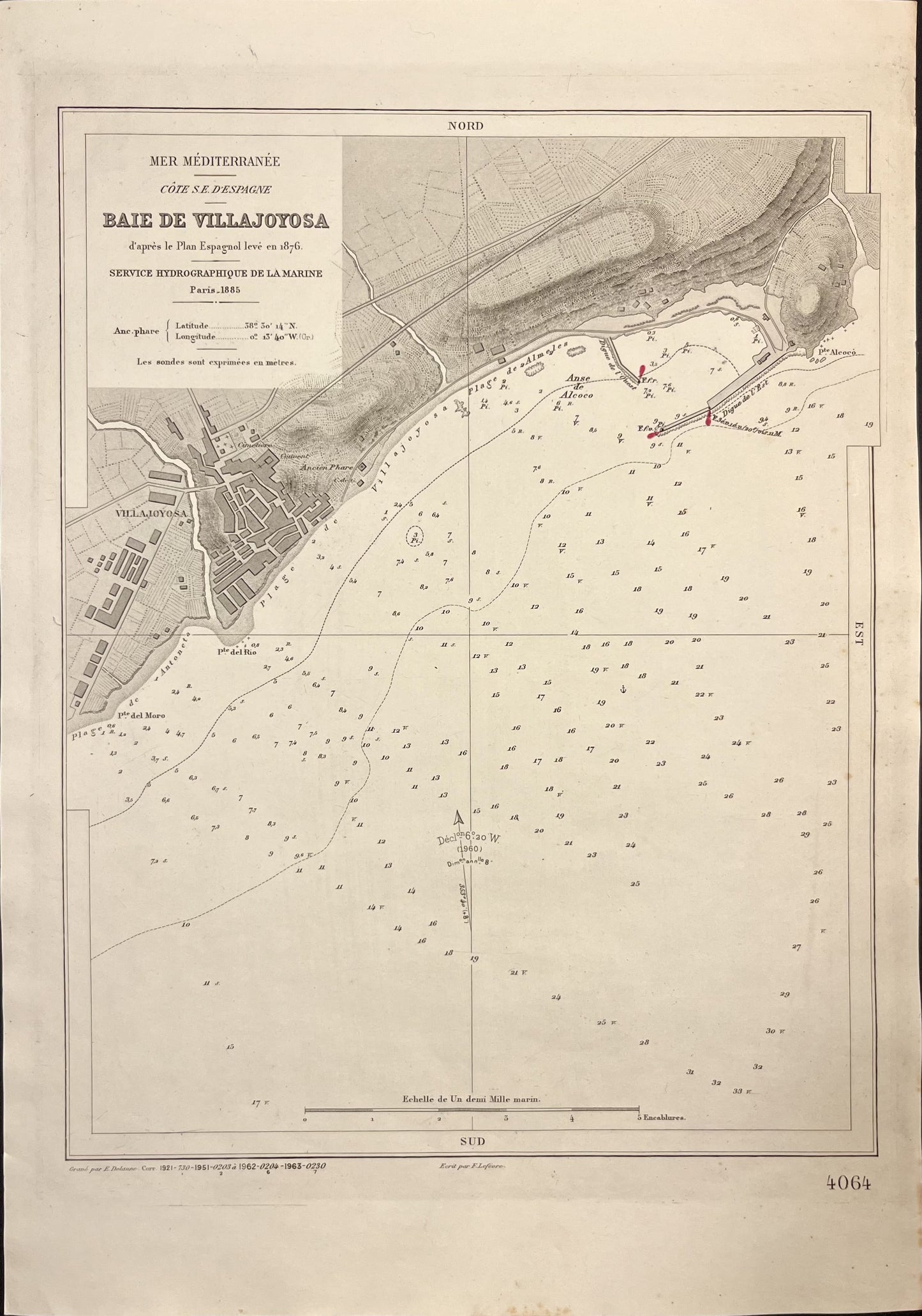 Mapo antigua Villajoyosa