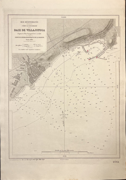 Mapo antigua Villajoyosa