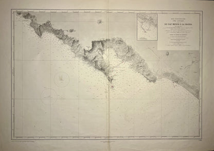 Mappa Antica Capo Mesco a la Magra