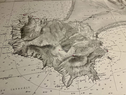 Mappa antica Munto Argentaro