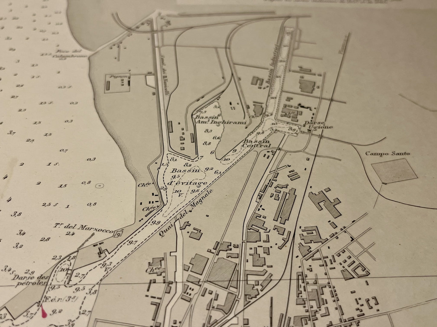 Mappa antica di Livorno
