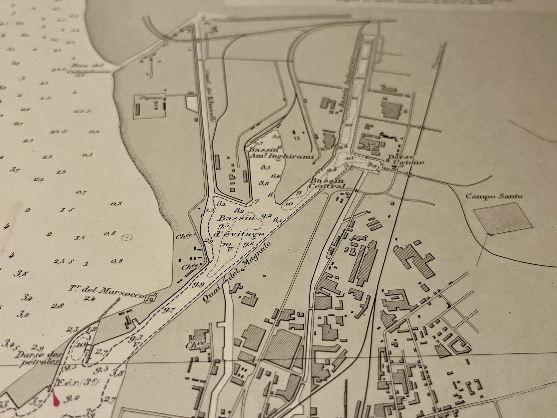 Mappa antica di Livorno