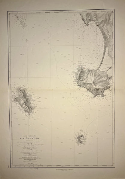 Mappa antica isola di Giglio Giannutri
