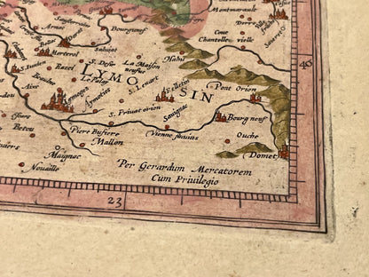 Per Gerardum Mercatorem cum Privilegio Bretagne Normandie