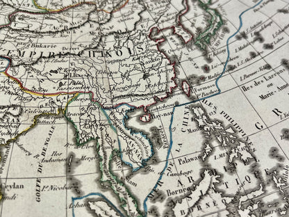 Petite carte vintage Asie