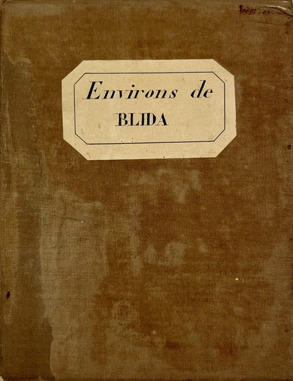 Plan ancien de Blida et ses environs