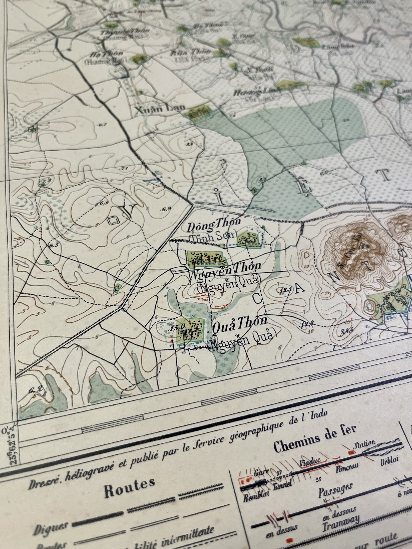 Plan ancien de l'Indochine, Phu-Lang-Thuong Ouest