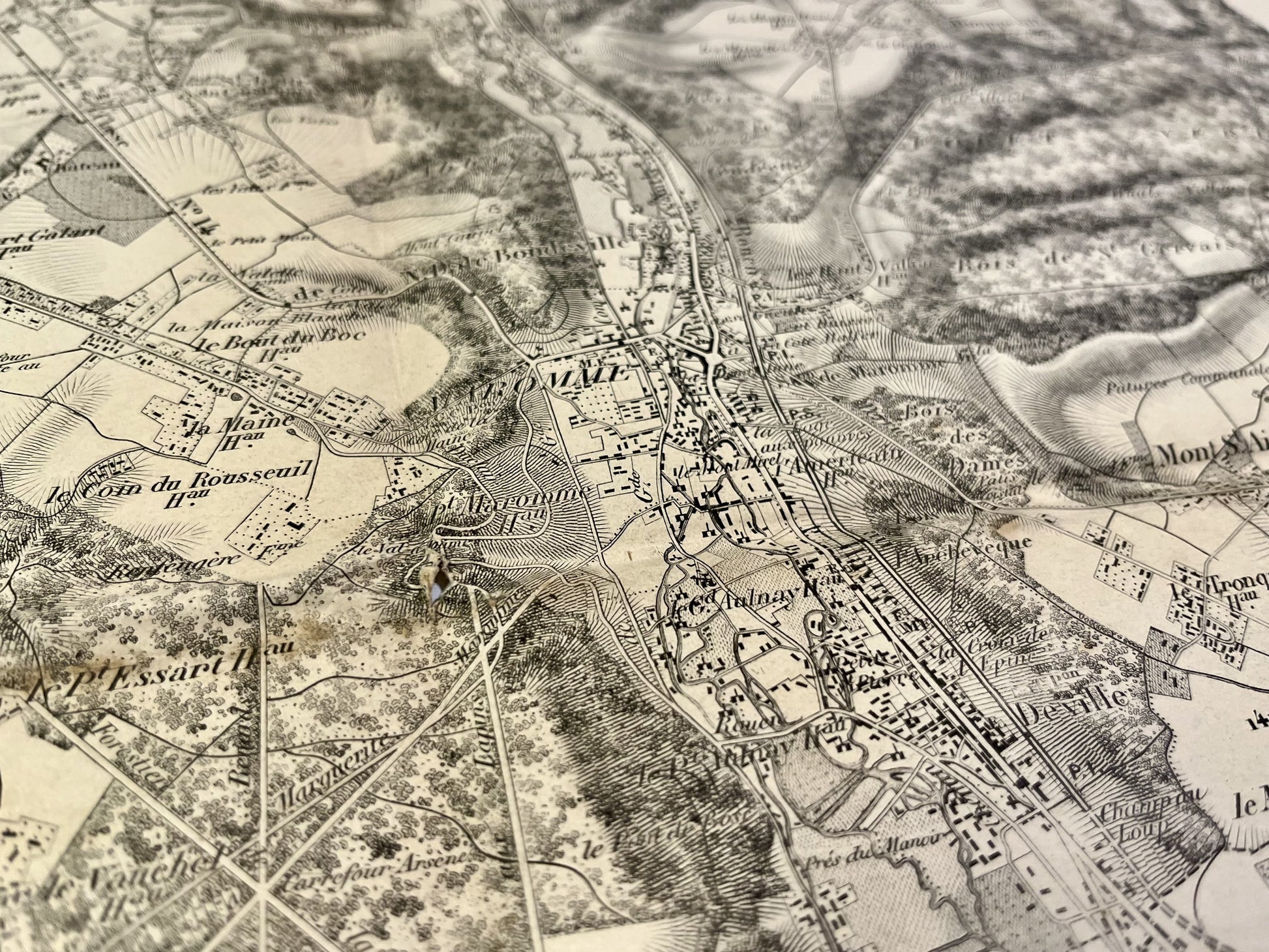 Plan ancien du Canton de Maromme, Seine-Maritime