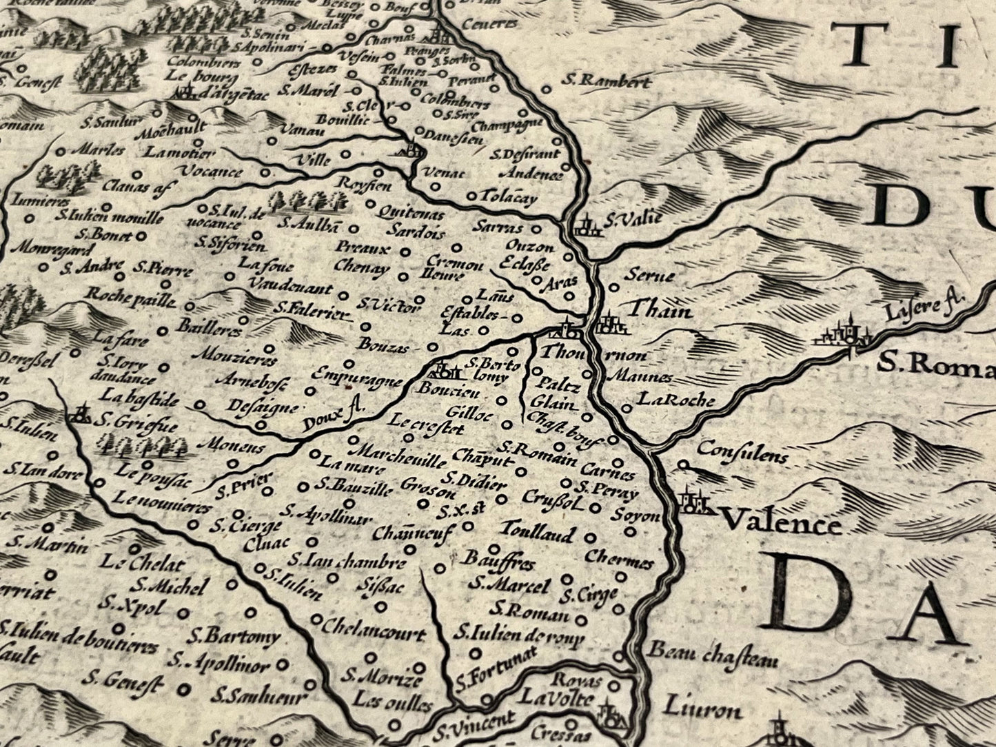 Plan ancien Ardeche Languedoc