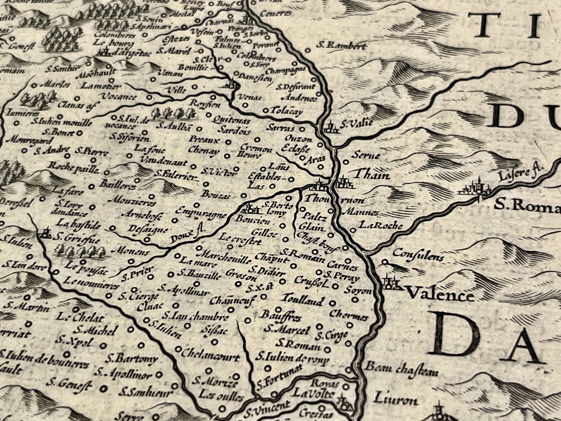 Plan ancien Ardeche Languedoc