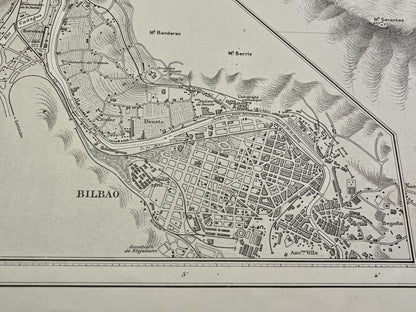 Plan ancien Bilbao achat