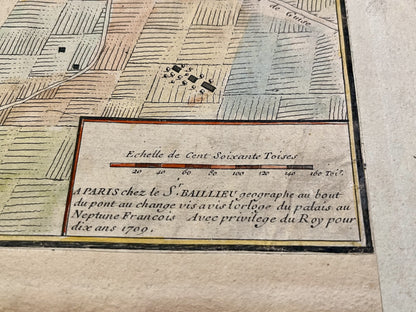 Plan ancien Cambrai par Baillieul