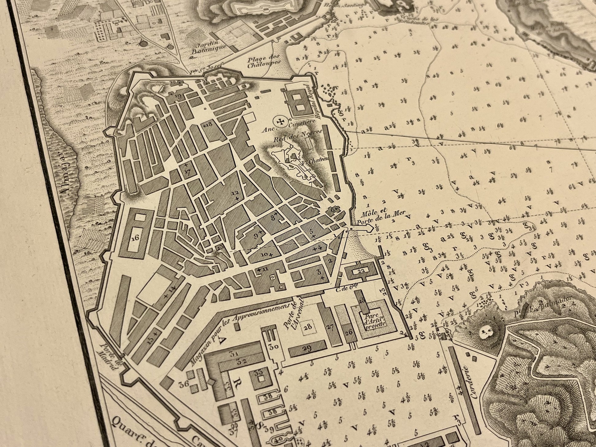 Plan ancien Carthagene Espagne