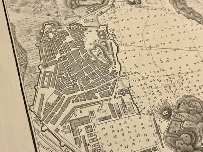 Plan ancien Carthagene Espagne