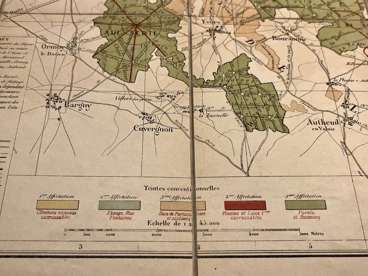Plan ancien Foret de Retz