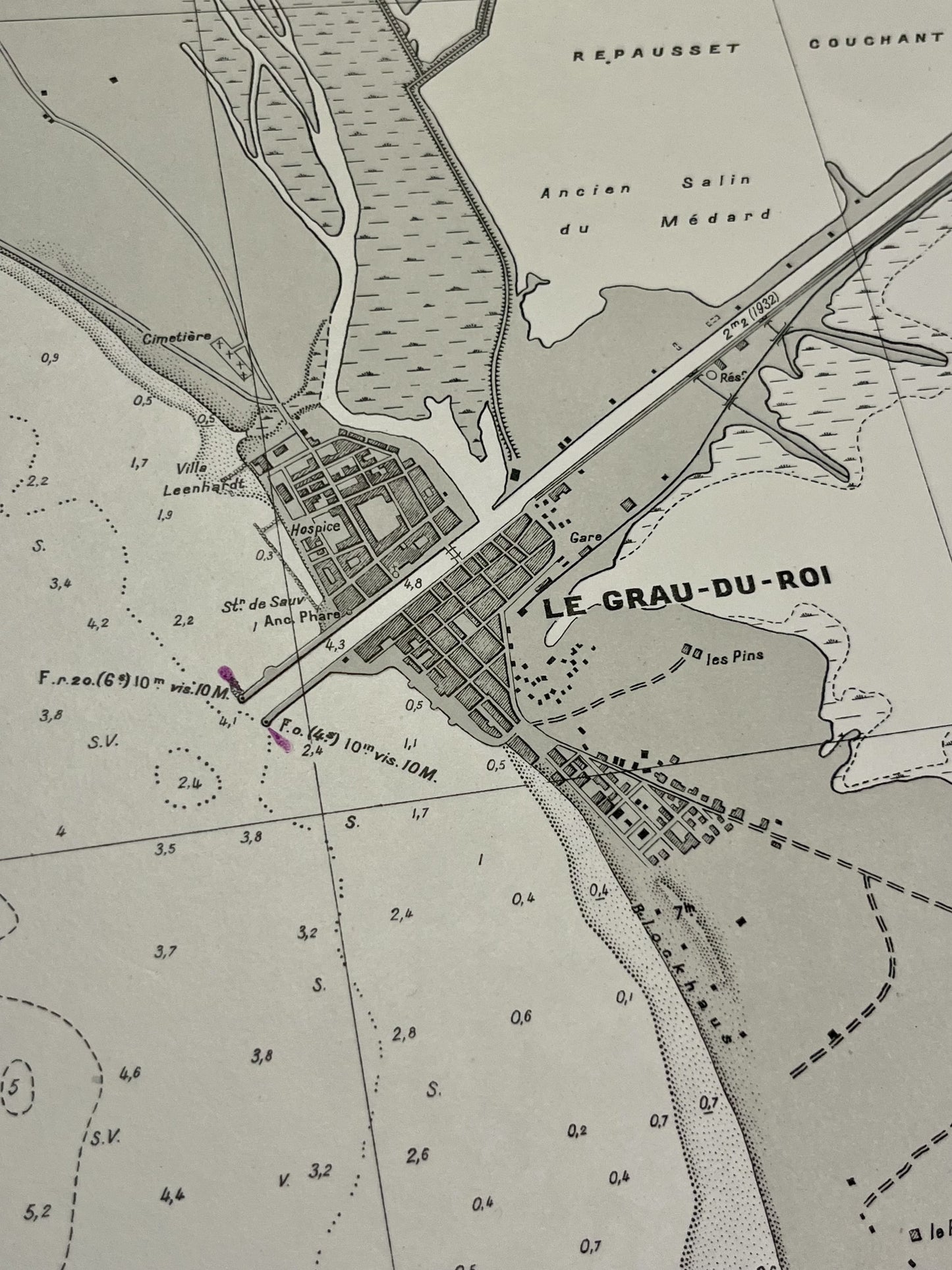 Plan ancien Grau-du-Roi